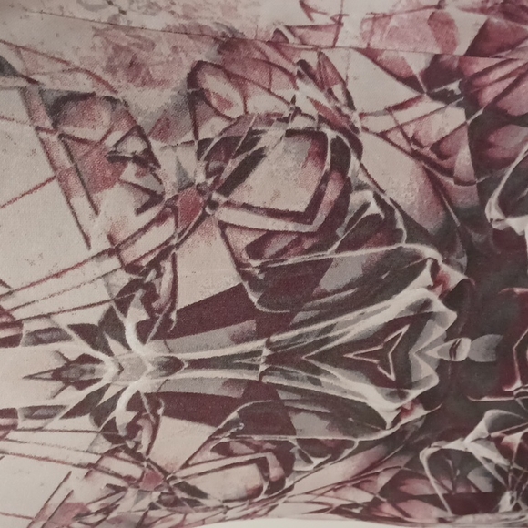 Dex "The Suit Shop" Abstract Print Stretch Scuba Dress- Sz. Sm - Picture 6 of 13